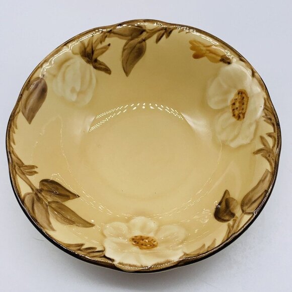 Vintage Set Of 3 Franciscan Cafe Royal Dessert Bowls 5.75”D - Picture 4 of 6